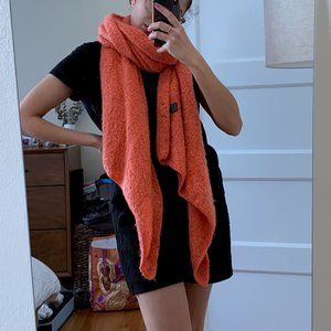 Anthropologie Coral Winter Scarf